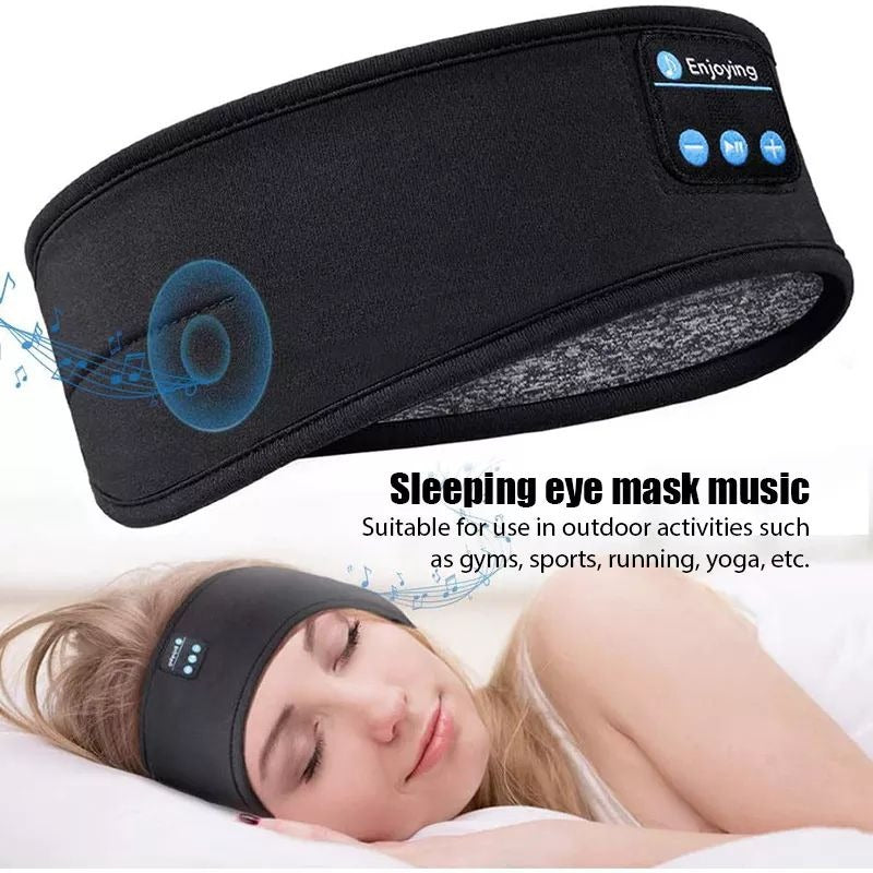 Comfortable Bluetooth Headband with Built-In Speakers