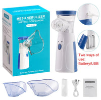 Mini Portable Silent Nebulizer – Medical Grade Mesh