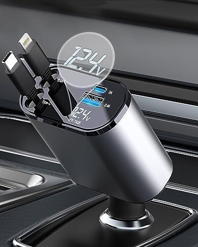 C6 Multi-Function 4-in-1 Fast Charging Car Charger