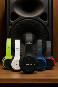 P47 Bluetooth Foldable Headphones with Microphone